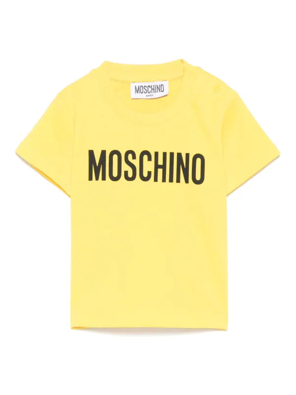 MOSCHINO YELLOW T SHIRT HUM05C