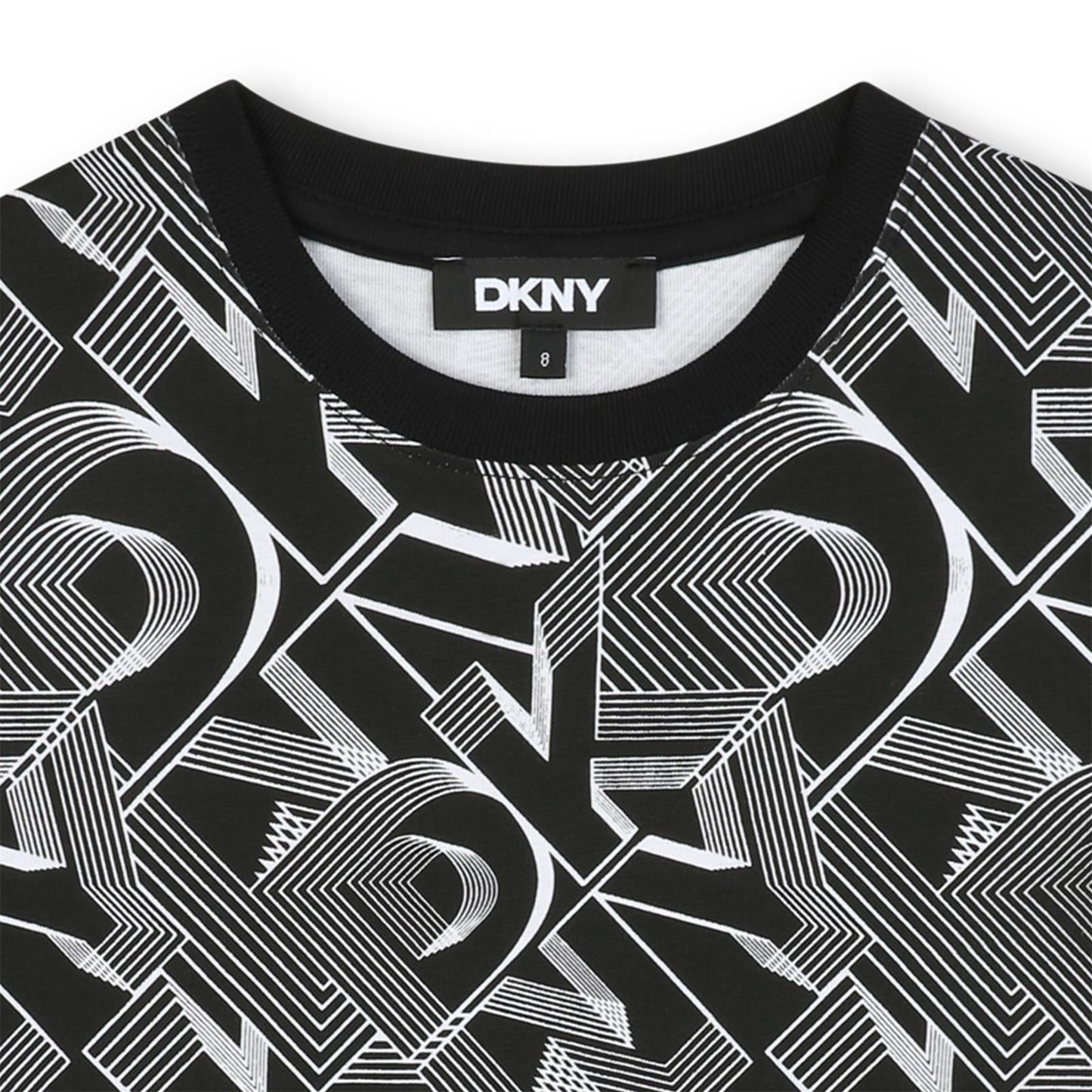 DKNY BLACK/WHITE T SHIRT D62461