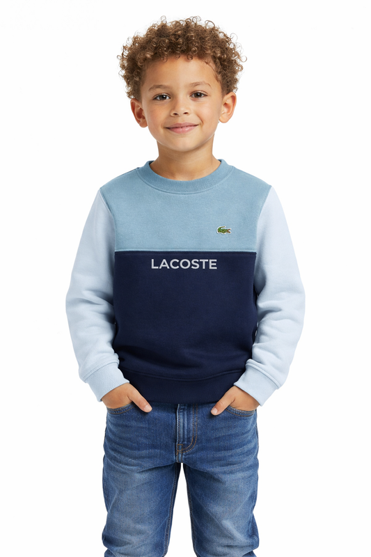 LACOSTE BOYS NAVY SWEATSHIRT