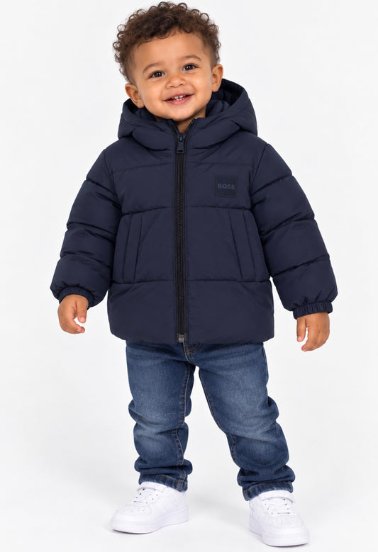 BOSS BABY/TODDLER BOY NAVY JACKET J53508