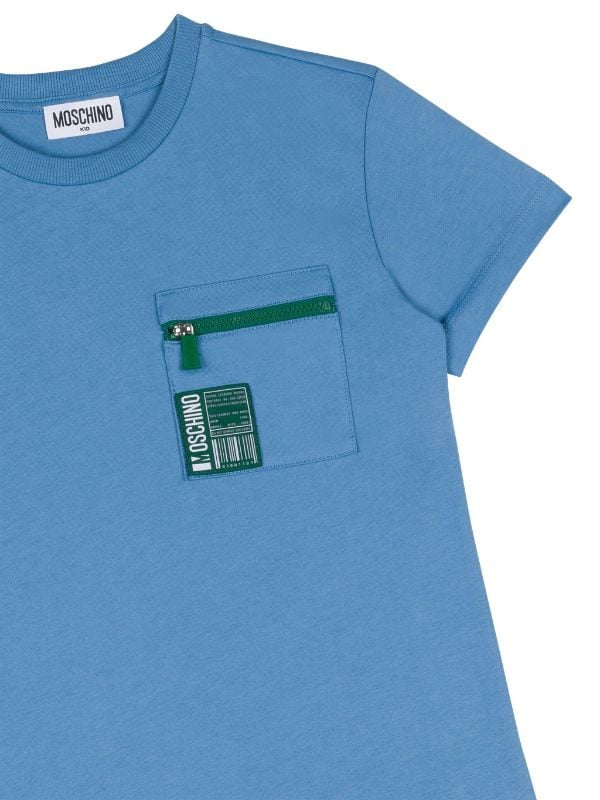 MOSCHINO BLUE T SHIRT HUM04U