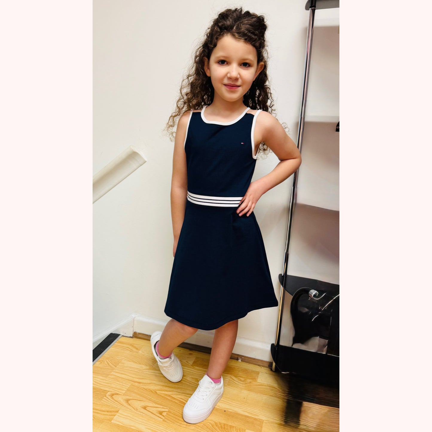 TOMMY HILFIGER NAVY SKATER DRESS 8483
