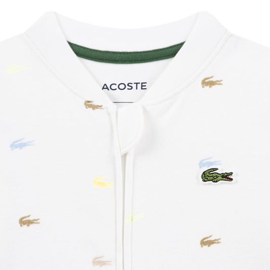 LACOSTE WHITE BABYGROW 547357