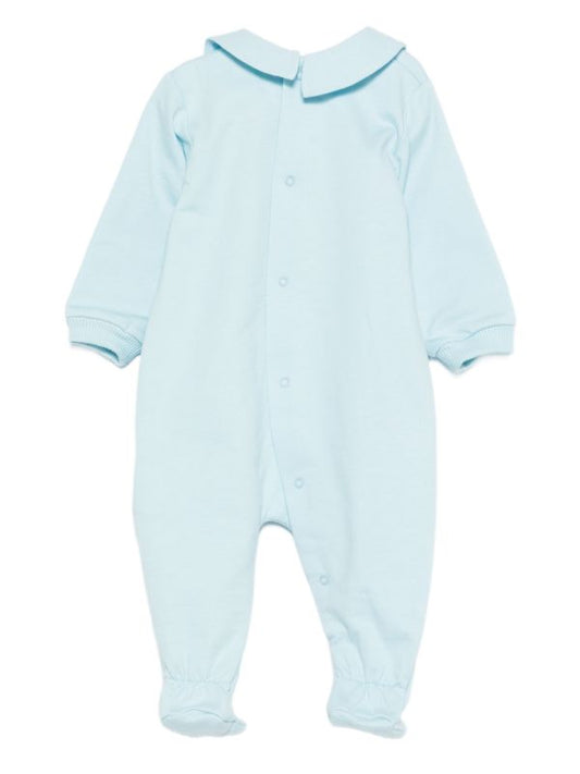 MOSCHINO NEW BORN SKY BLUE BABY GROW WITH GIFT BOX MUY098