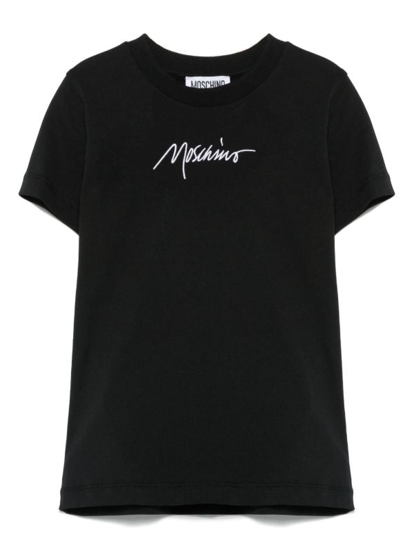 MOSCHINO BLACK T SHIRT HUM058