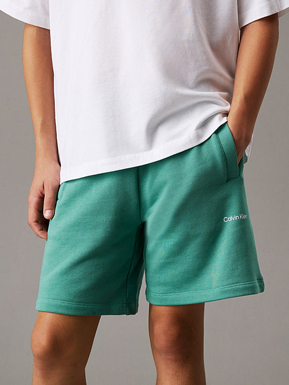 CALVIN KLEIN BOYS GREEN SHORTS