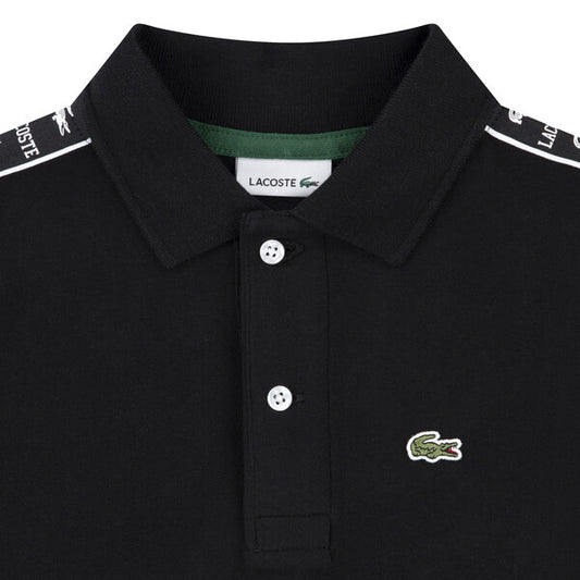 LACOSTE BOYS BLACK POLO 947128