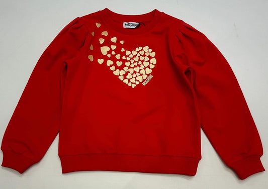 MOSCHINO Girls Heart Sweatshirt