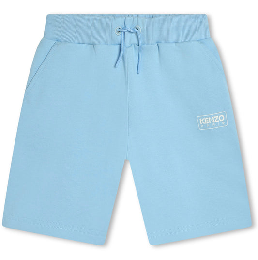 KENZO BOYS BERMUDA BLUE SHORTS