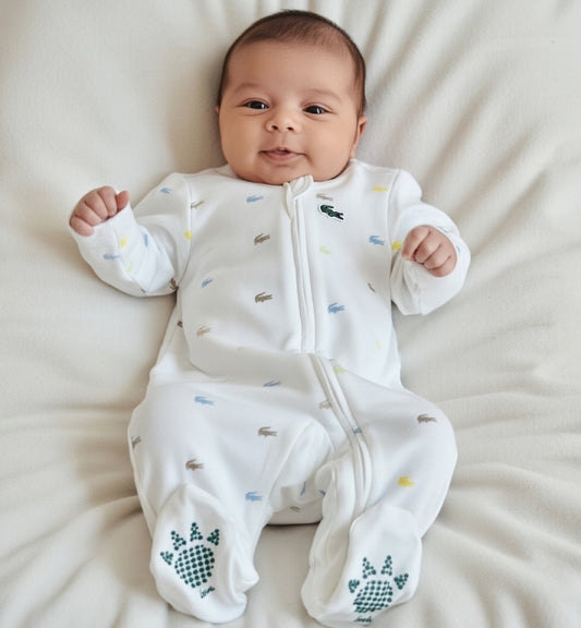 LACOSTE BABY WHITE ALL IN ONE 547357