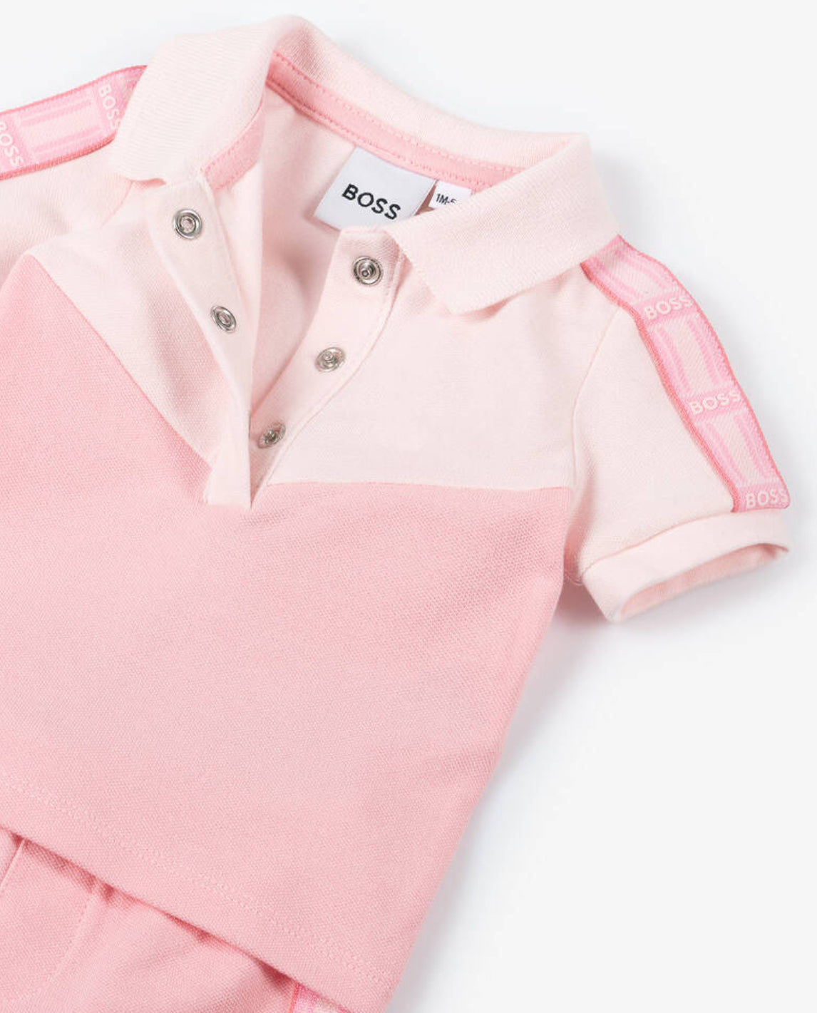 BOSS NEWBORN PINK BABY GIRL SET J52195