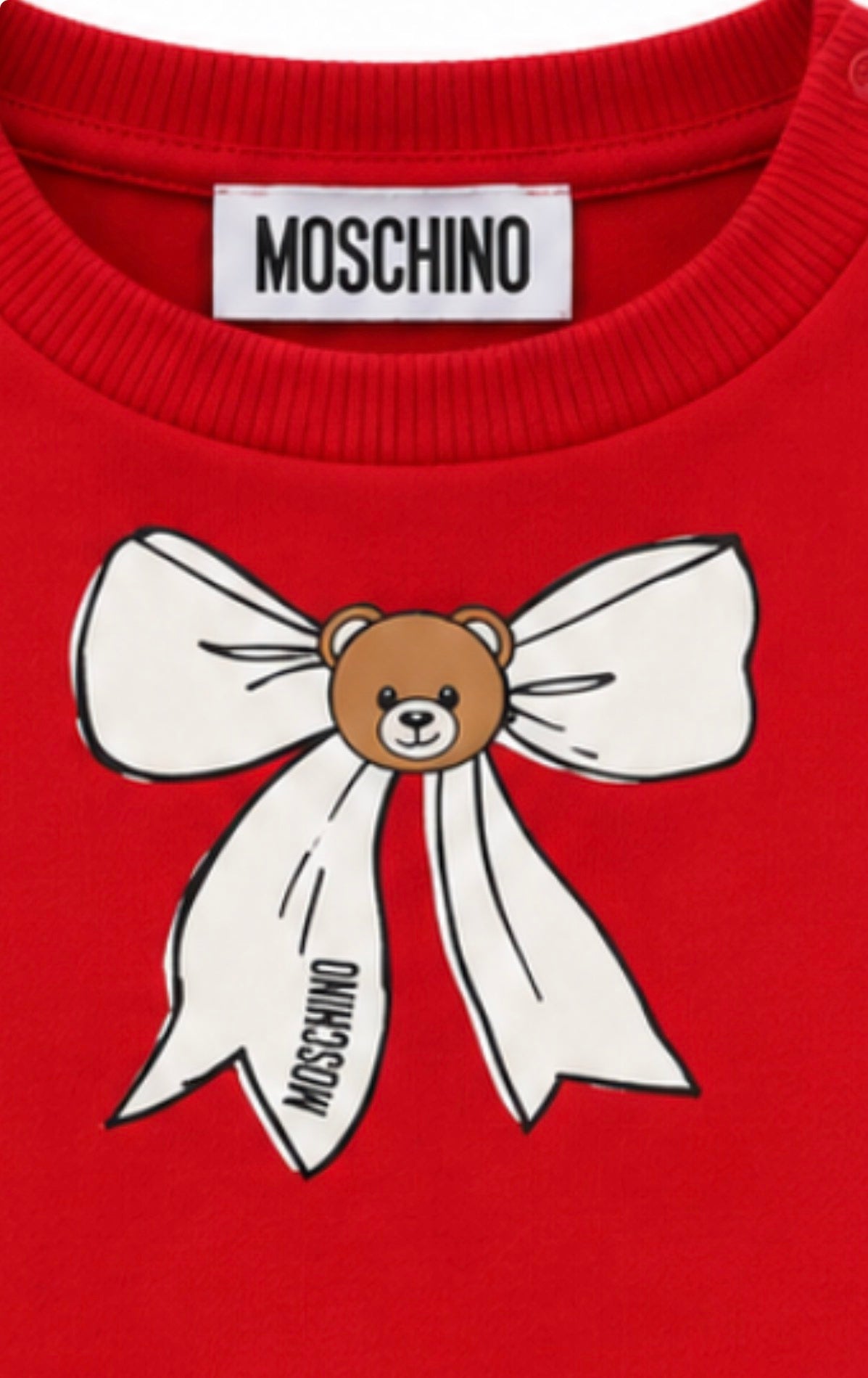 MOSCHINO BABY/TODDLER GIRLS RED DRESS MAV0CU