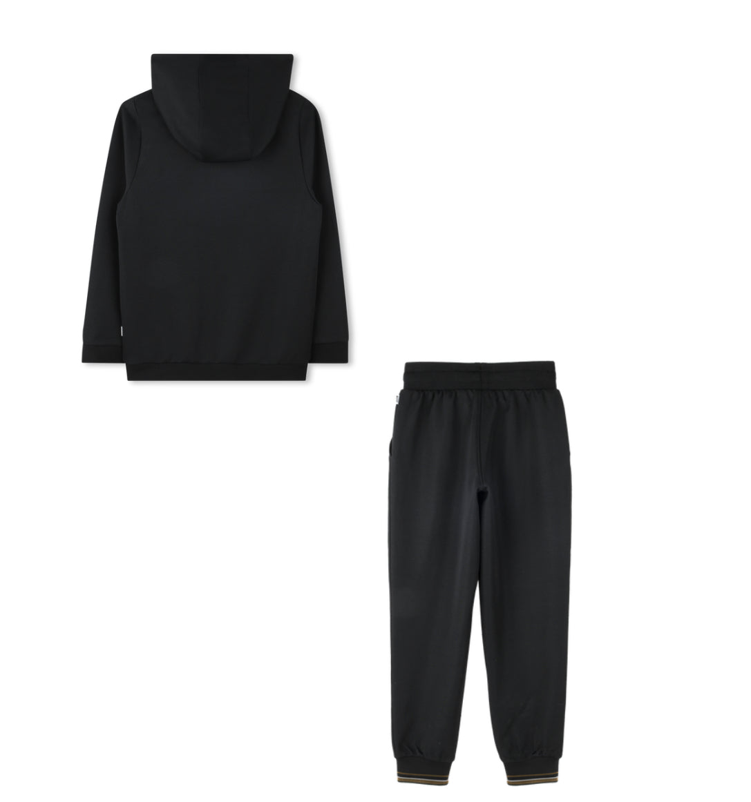 BOSS BOYS BLACK TRACKSUIT J52399