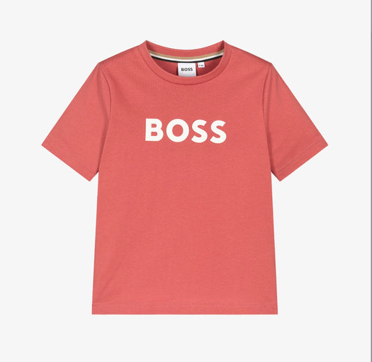 BOSS BOYS RASBERRY T SHIRT J52711