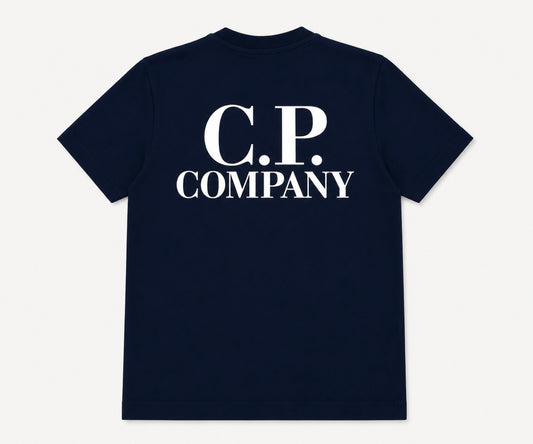 C.P. COMPANY BOYS NAVY T SHIRT C8M00L