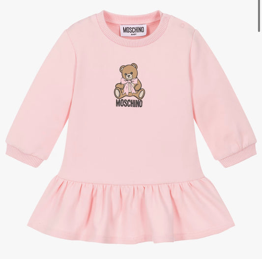 MOSCHINO BABY/ TODDLER GIRL SUGER ROSE DRESS MBV0BK