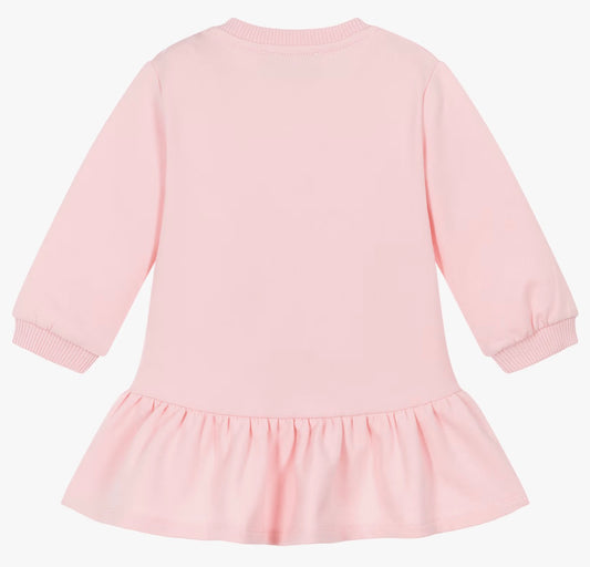 MOSCHINO BABY/ TODDLER GIRL SUGER ROSE DRESS MBV0BK