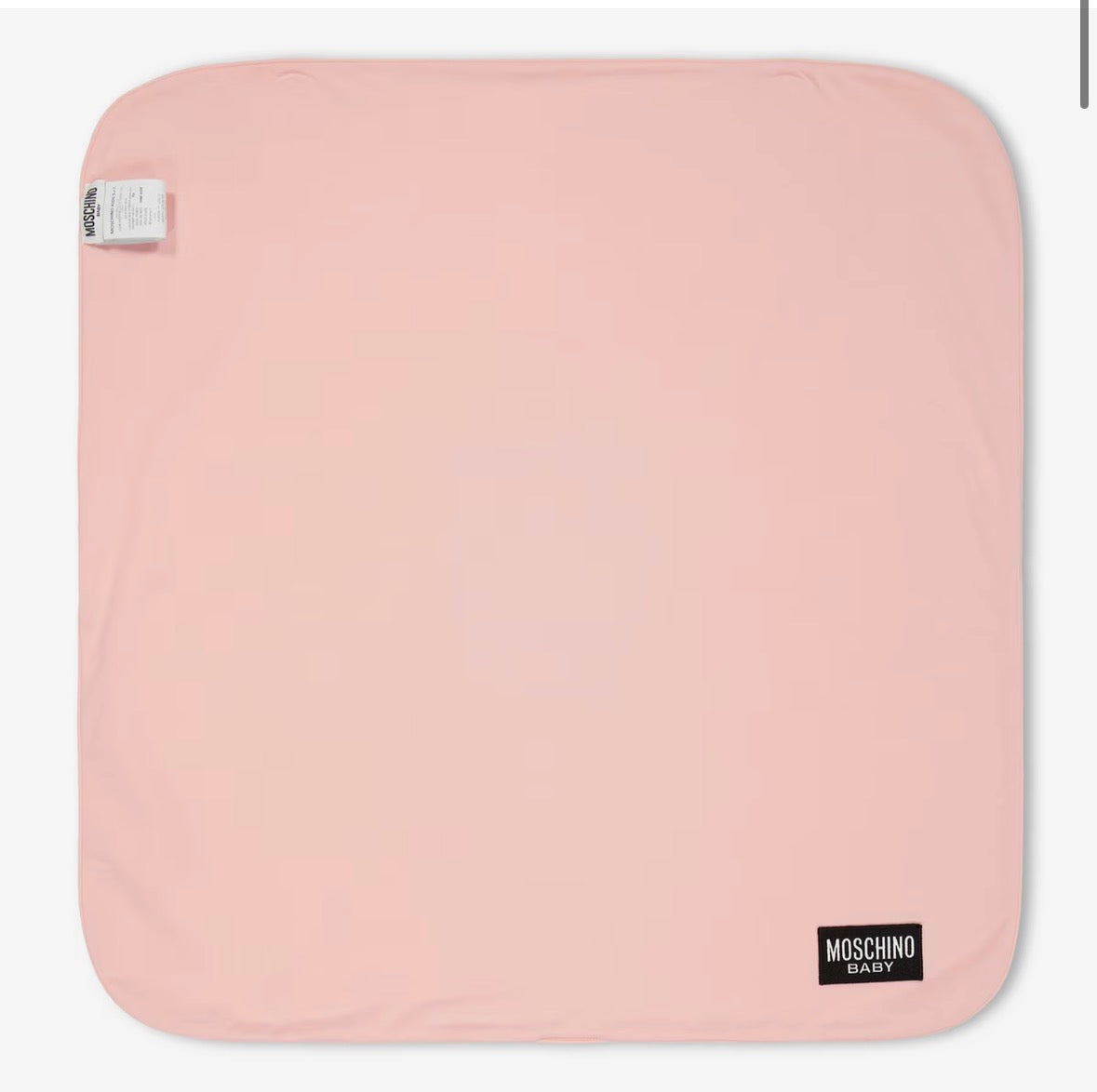 MOSCHINO BABY PINK BLANKET MUB00O