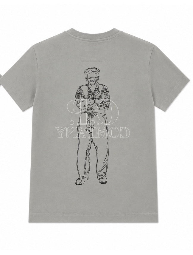 C.P Company T-Shirt in Flint Grey CQM00Q