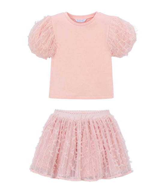 MAYORAL GIRLS SKIRT & TOP SET