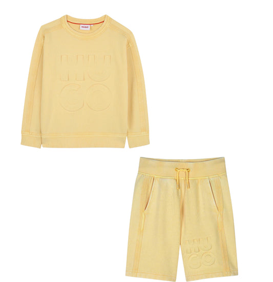 Hugo Embossed Jersey Set