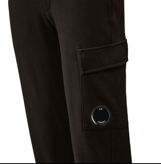 C.P. COMPANY BOYS BLACK HOODED TRACKSUIT CUF01A/COP002