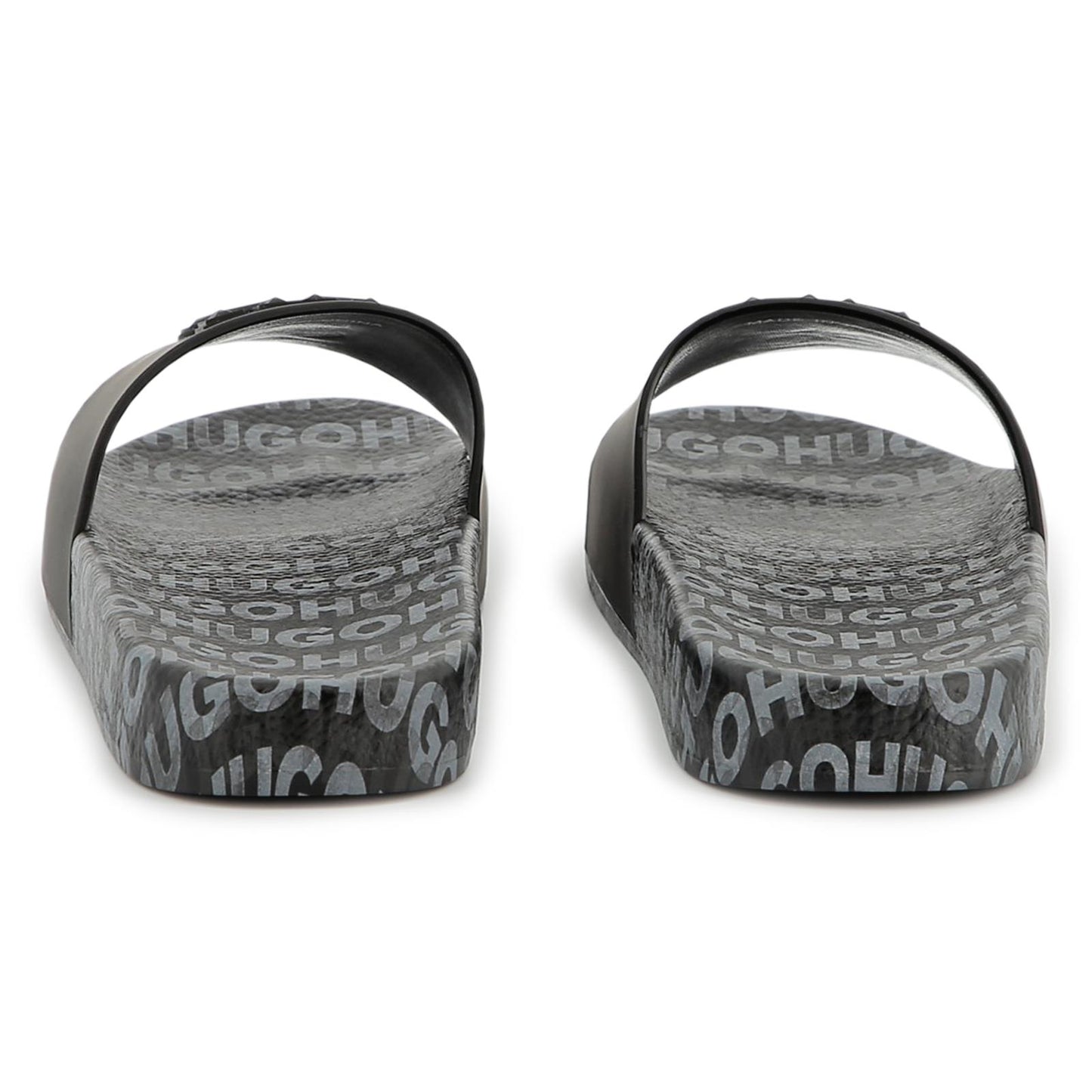 HUGO BOYS BLACK SLIDERS G00298