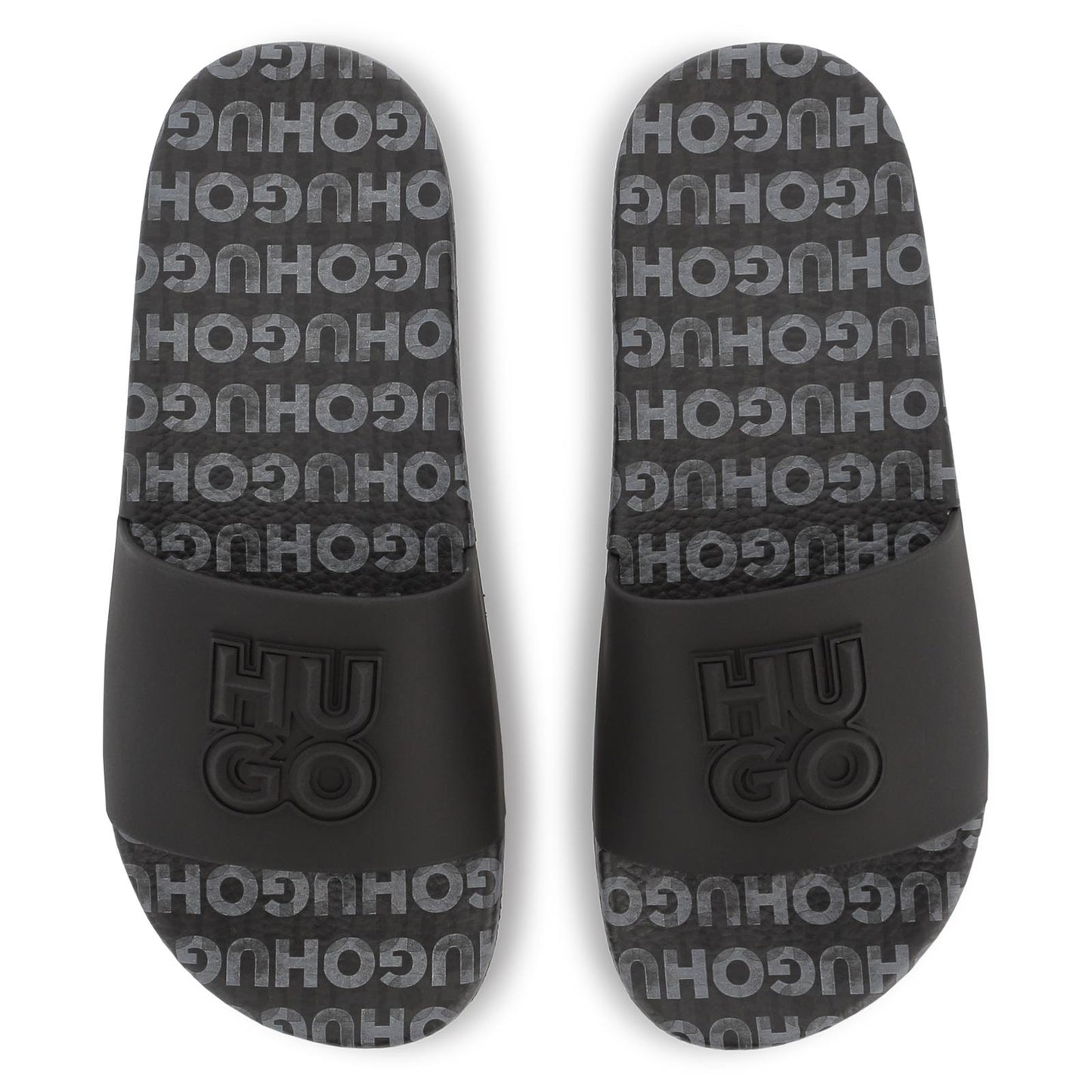 HUGO BOYS BLACK SLIDERS G00298