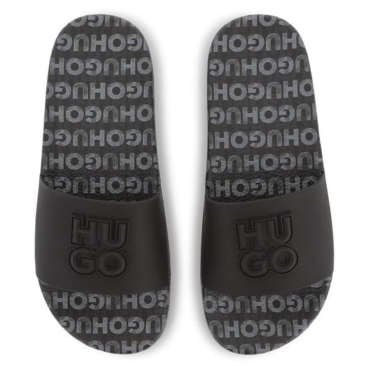 HUGO BOYS BLACK SLIDERS G00298