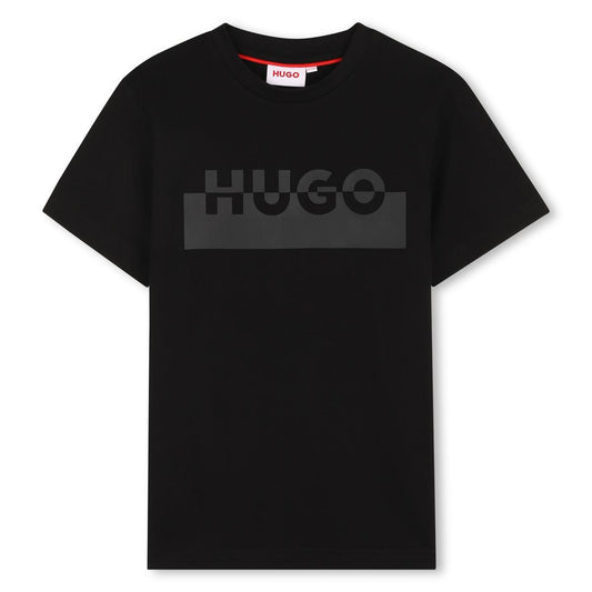 HUGO BOYS BLACK T SHIRT G00433