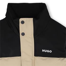 HUGO BOYS BEIGE/BLACK GILET G00482