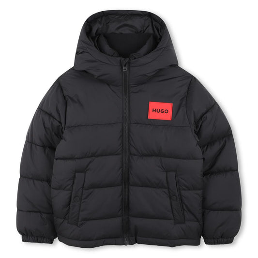 HUGO BLACK PUFFER JACKET G00484