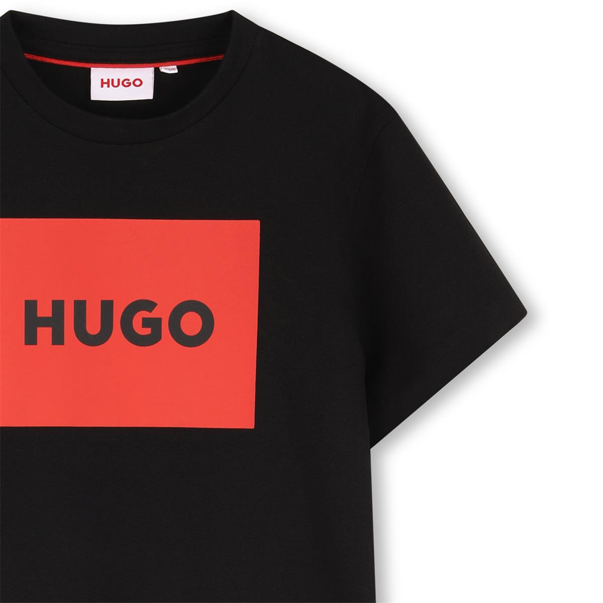HUGO BLACK/RED T SHIRT G00572