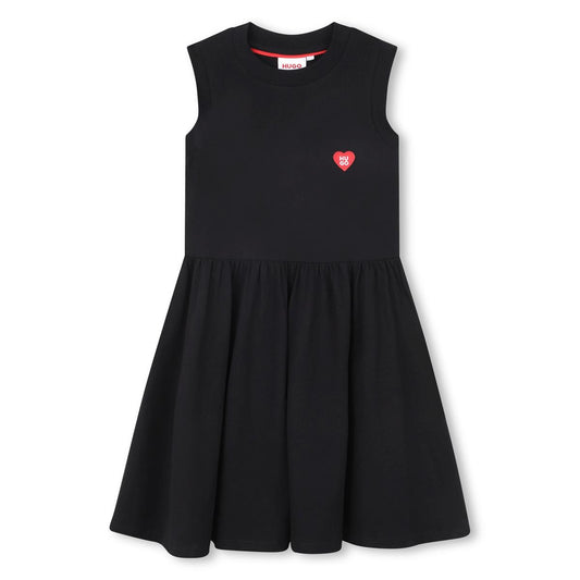 HUGO GIRLS BLACK DRESS G00984