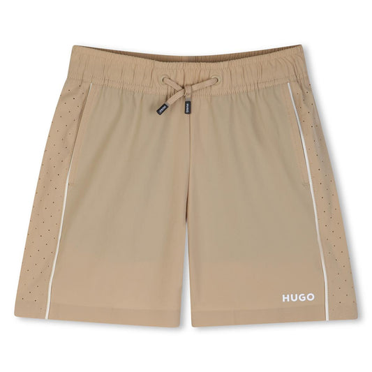 HUGO BEIGE BOYS SHORTS G00992