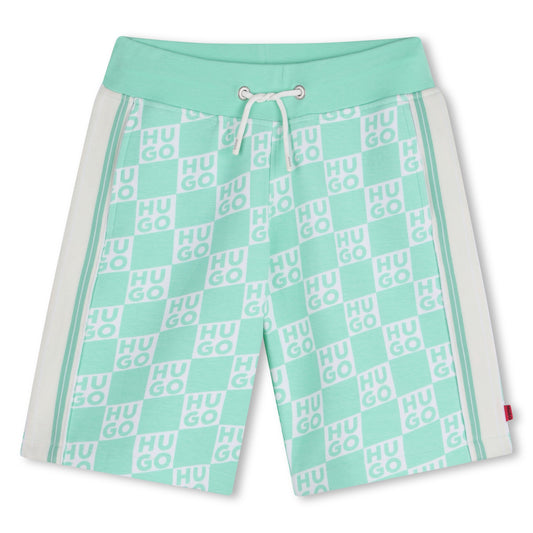 HUGO BOYS GREEN BERMUDAS SHORTS G00999