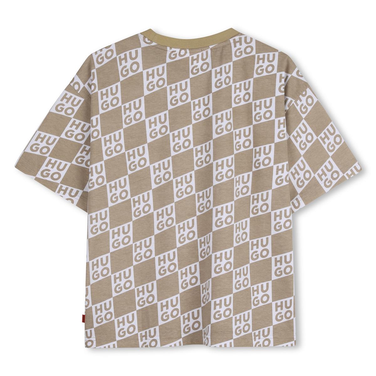 HUGO OVERSIZED BEIGE T SHIRT G01022