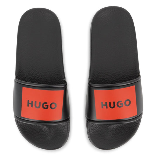 HUGO BLACK BOY/TEEN SLIDERS G01179