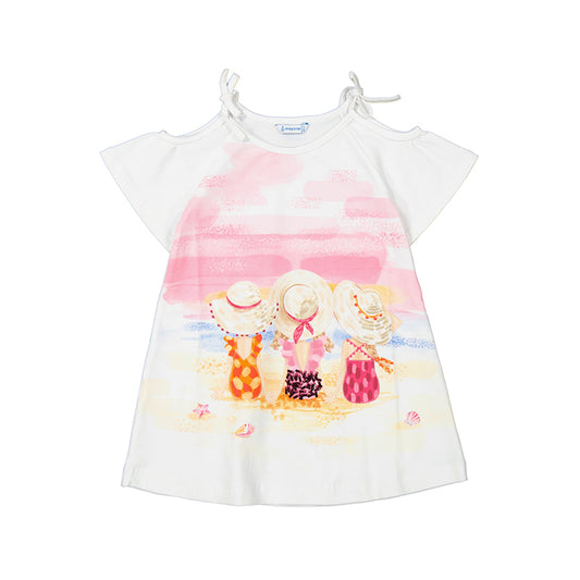 MAYORAL WHITE DRESS 3963