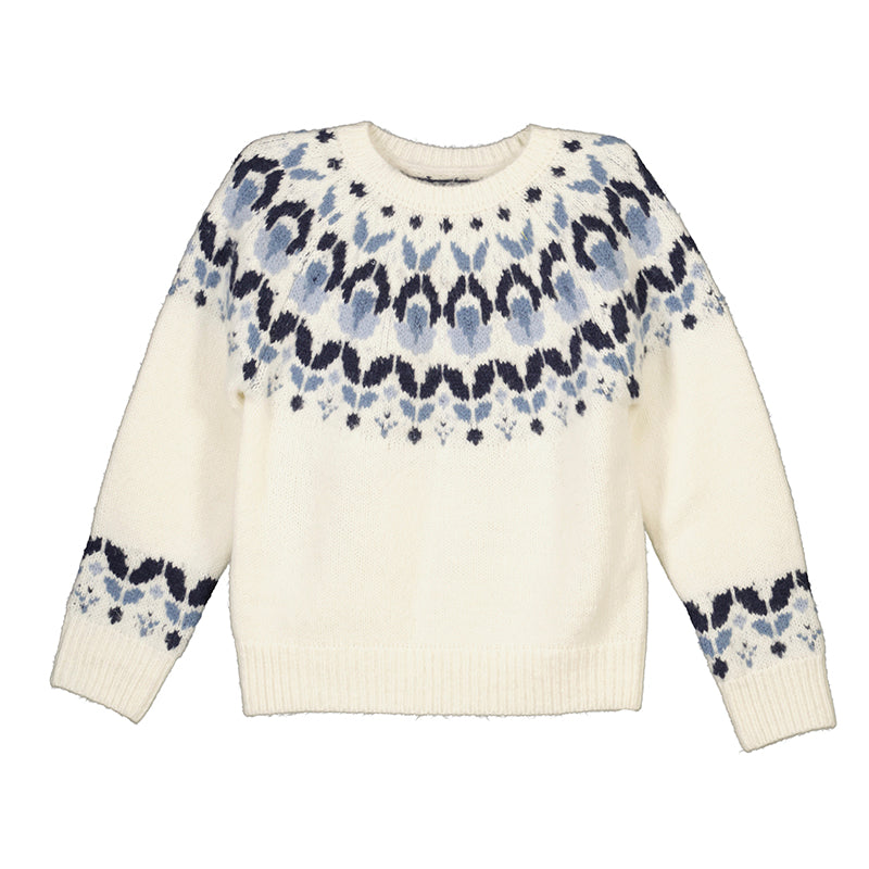 MAYORAL JACQUARD KNIT JUMPER