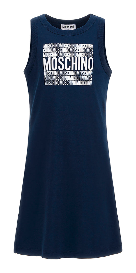 MOSCHINO NAVY DRESS HDV0GM