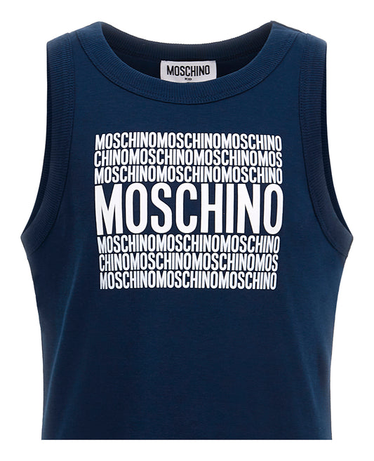 MOSCHINO NAVY DRESS HDV0GM