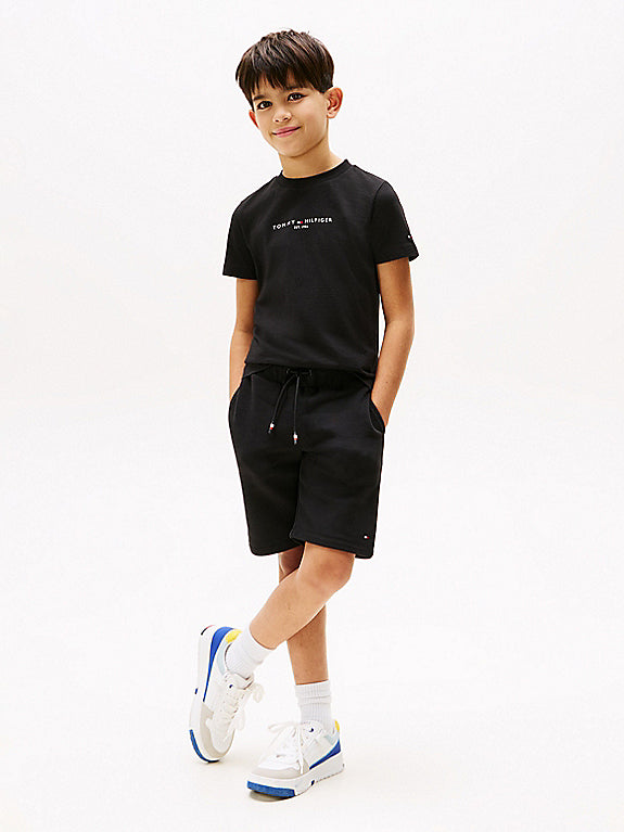 TOMMY HILFIGER BLACK SHORTS SET 9666