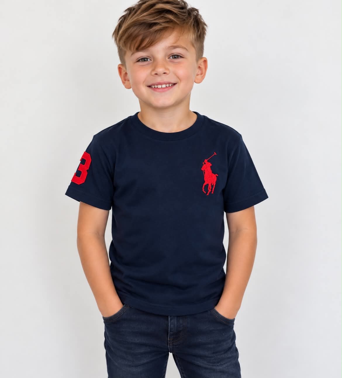 RALPH LAUREN NAVY S/S T SHIRT 32907039
