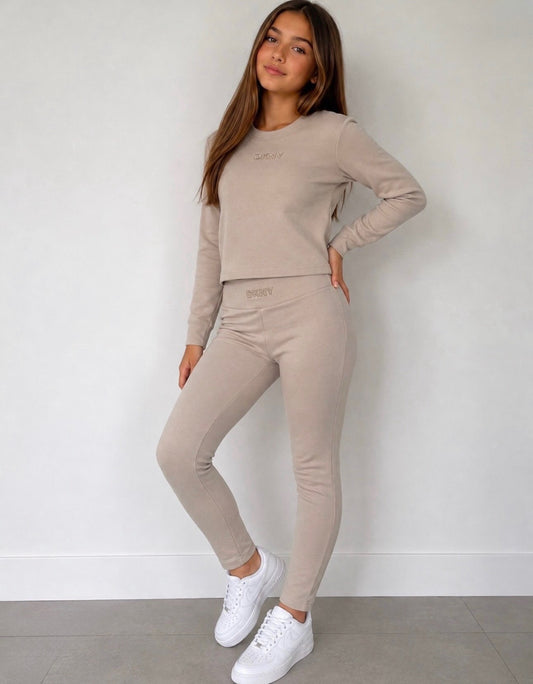 DKNY SWEATSHIRT & LEGGINGS SET D62917 D62886