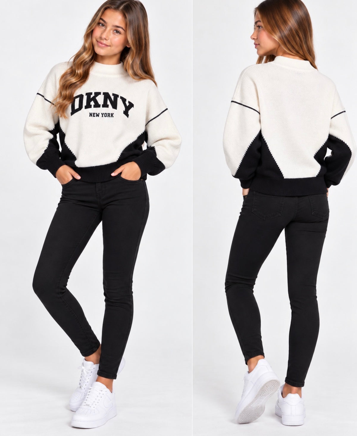 DKNY GIRLS SWEATSHIRT D62897