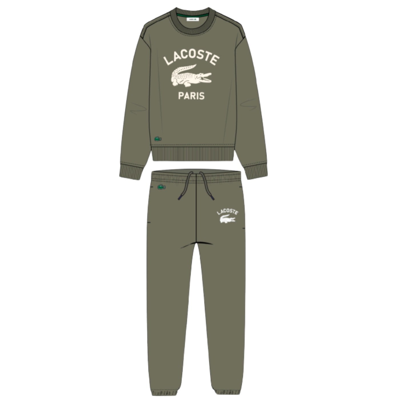 LACOSTE KHAKI BOY TRACKSUIT 847241