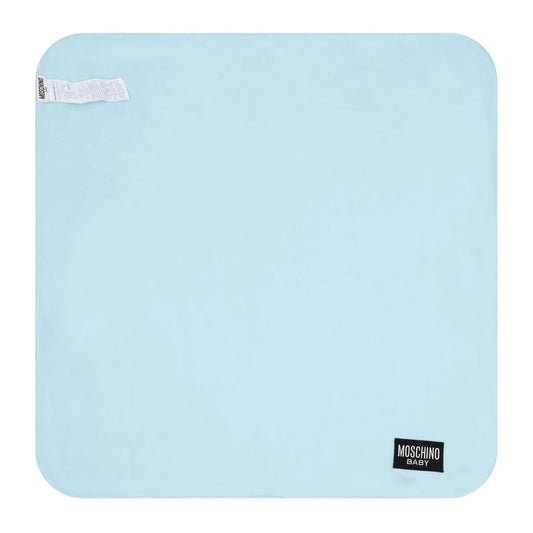 MOSCHINO BABY BOY SKY BLUE BLANKET MUB00O