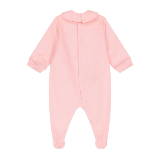 MOSCHINO BABY PINK BABYGROW WITH GIFT BOX MUY09O