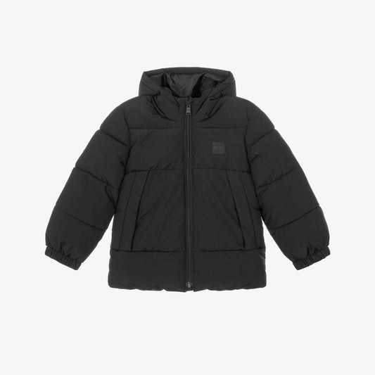 BOSS BOY BLACK PUFFER JACKET J53437